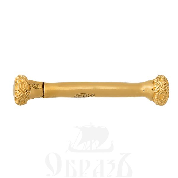 переходник к цепи, серебро 925 проба с золочением (арт. 105.032-п)